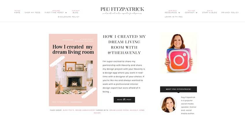 Peg Fitzpatrick Blog